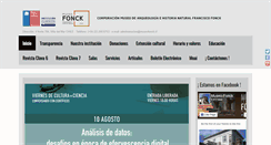 Desktop Screenshot of museofonck.cl