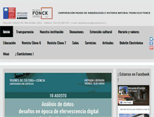 Tablet Screenshot of museofonck.cl